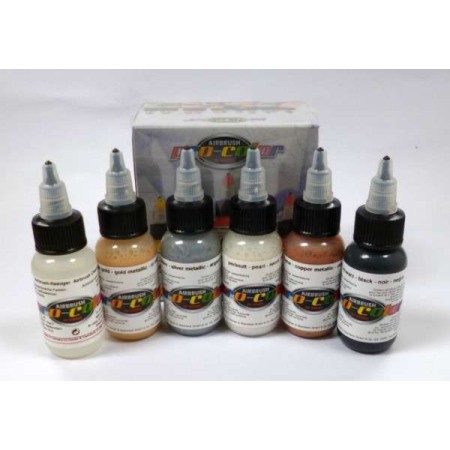 Hansa Pro-Color kit 5 colori metallici + 1 cleaner  - 2