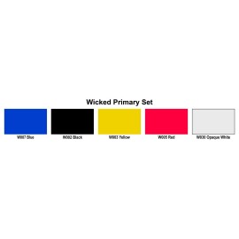 Wicked Colors Primary kit 5 Colori + 1 Reducer  - 2 2