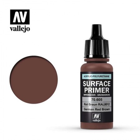 Primer German Red Brown Ral 8012 Vallejo