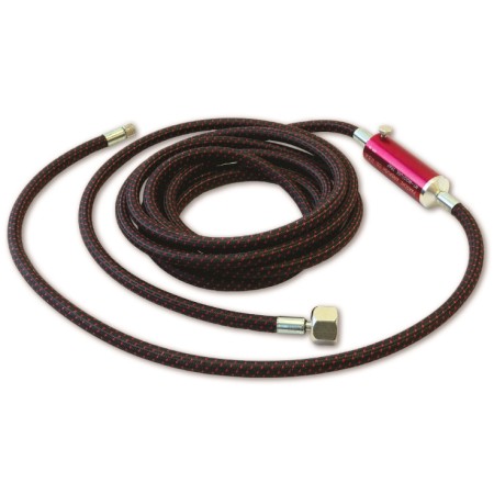 Tubo aria telato 3 m con filtro anticondensa  - 1