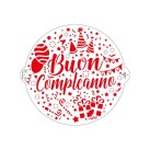 Stencil buon compleanno  - 3