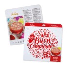 Stencil buon compleanno  - 4