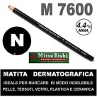 Matita Dermatograph MITSU-BISHI 7600 Nera/Bianca  - 2 Matita Dermatograph MITSU-BISHI 7600 Nera/Bianca  - 2