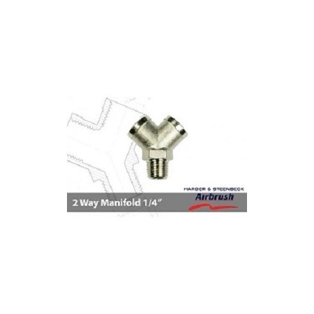 Collettore Aria a due vie da 1/4" - Harder & Steenbeck