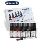 Schmincke kit 5 Colori Aqua Drop 30 ml + Liner