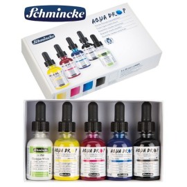 Schmincke kit 5 Colori Aqua Drop 30 ml