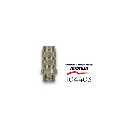 Attacco rapido femmina di 2.7 mm con attacco da 1/8" - Harder & Steenbeck
