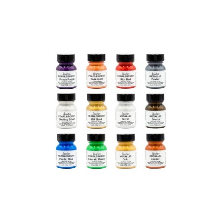 Angelus Kit Colori Perlati e Metallici