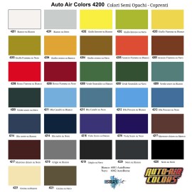 Colore Verde scuro semi - opaco coprente  - 1 2