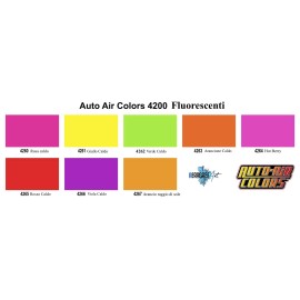Colore Arancione caldo fluorescente  - 1 2