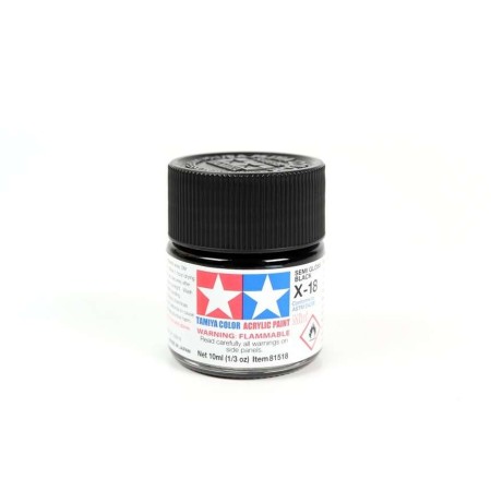 Colore X-18 Semi Gloss Black semi lucido  - 2